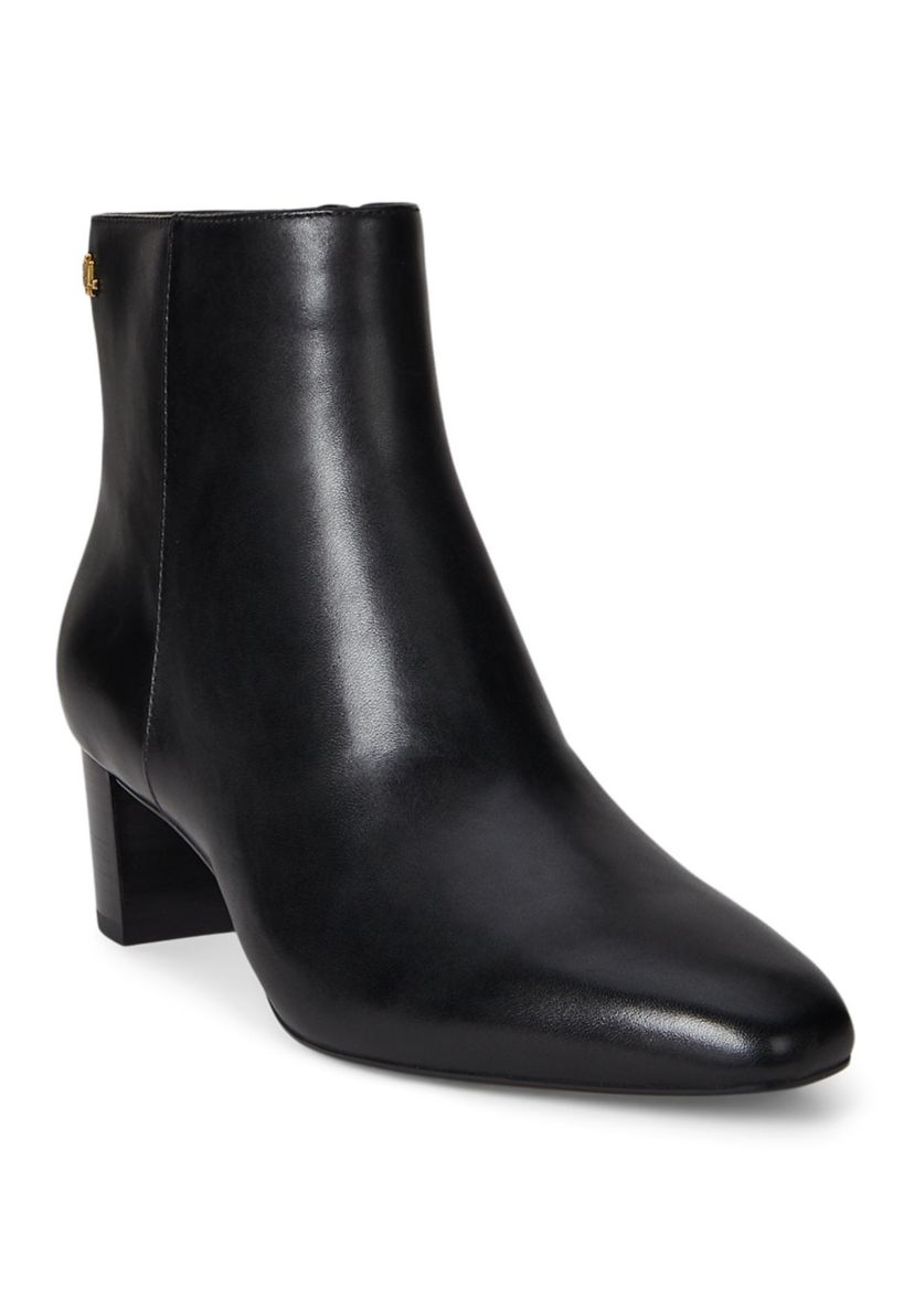 Demi Burnished Leather Booties