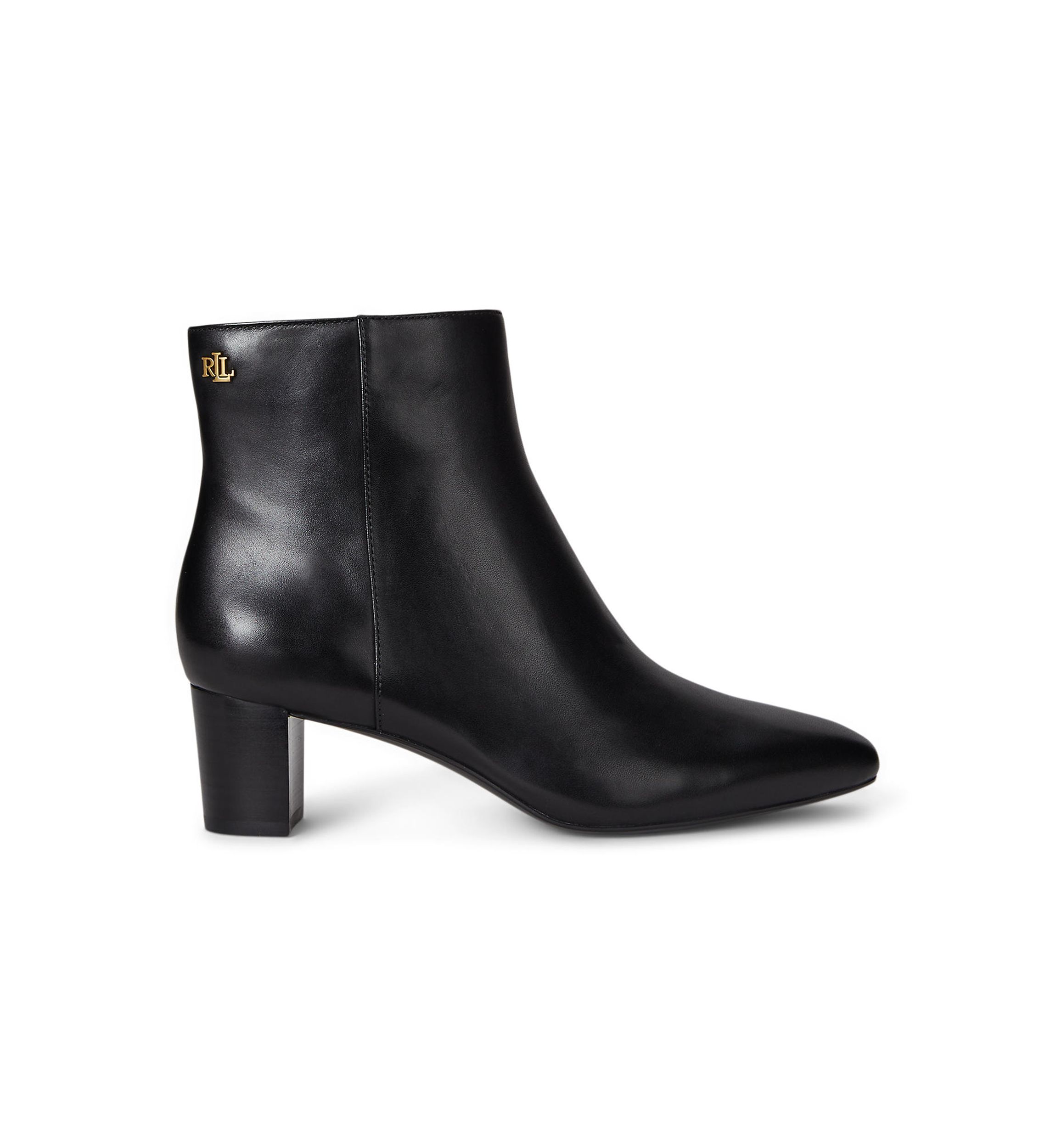 Demi Burnished Leather Booties