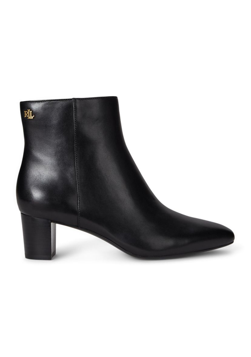 Demi Burnished Leather Booties