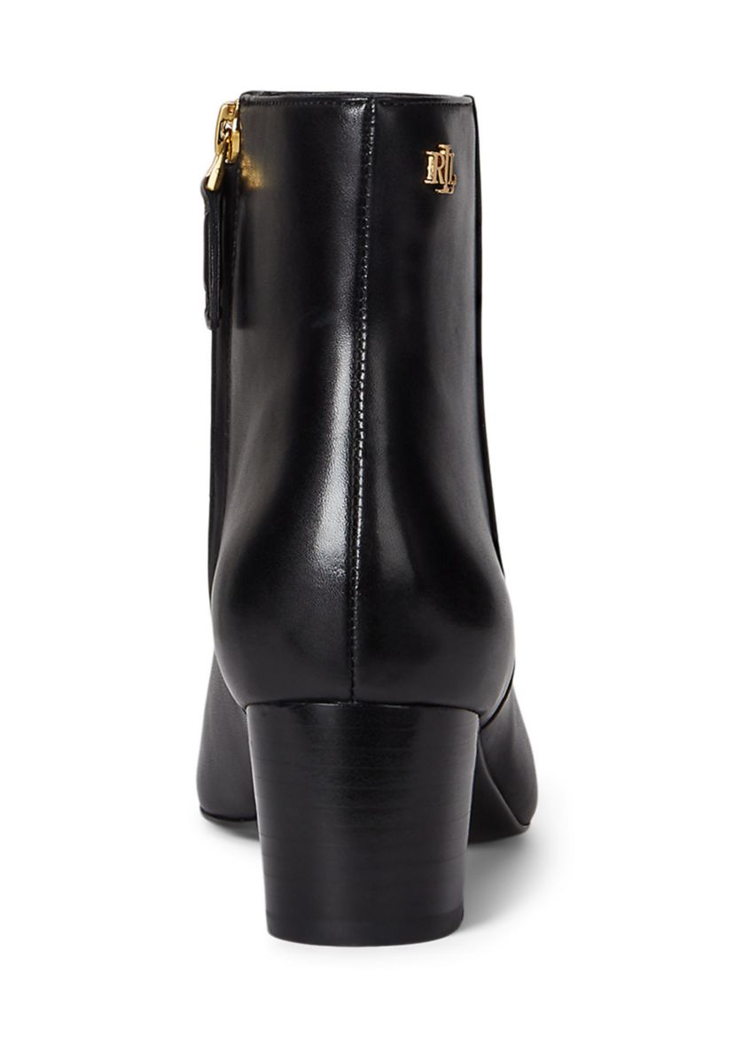 Demi Burnished Leather Booties