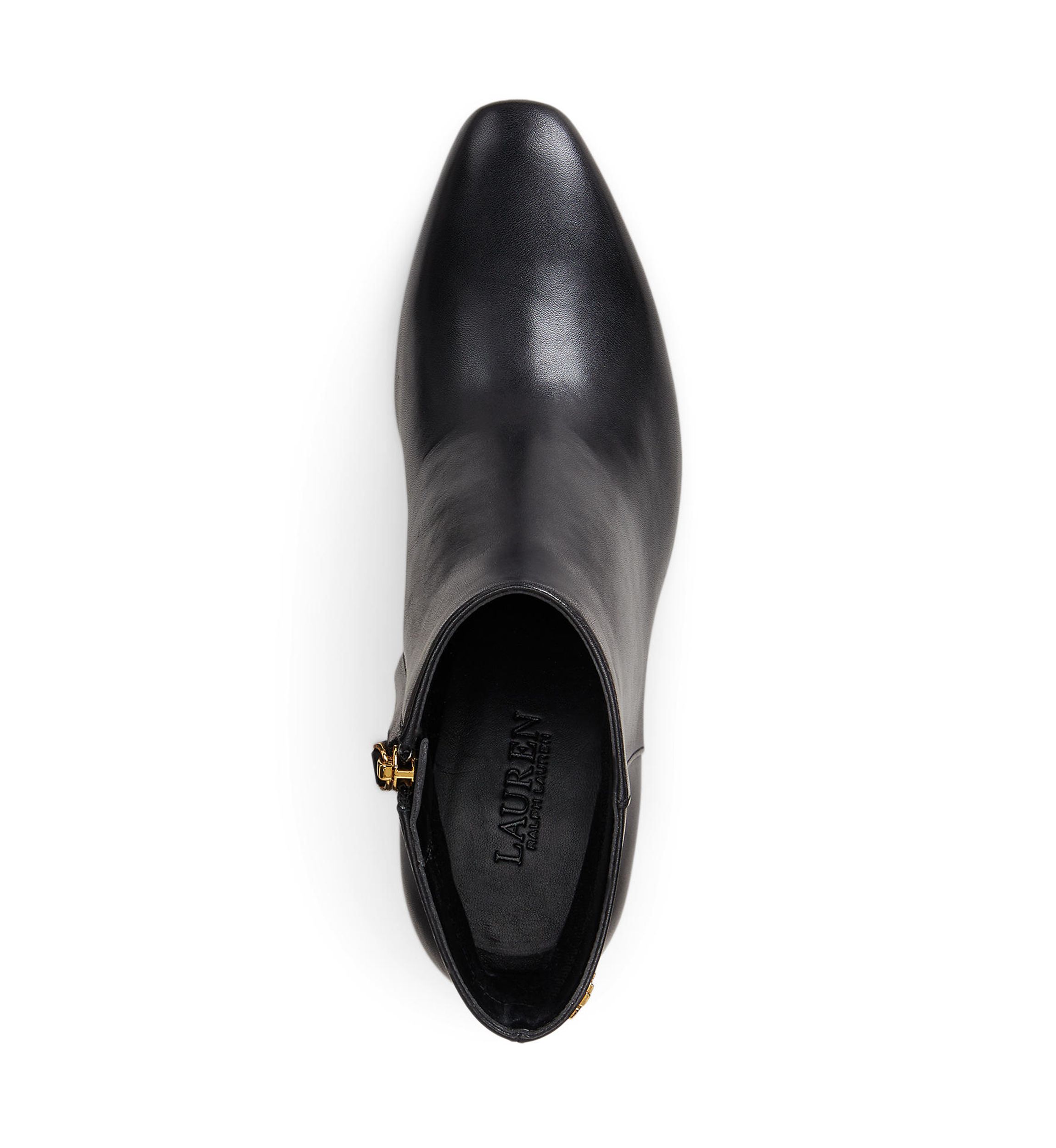 Demi Burnished Leather Booties