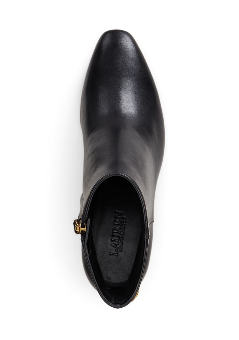 Demi Burnished Leather Booties