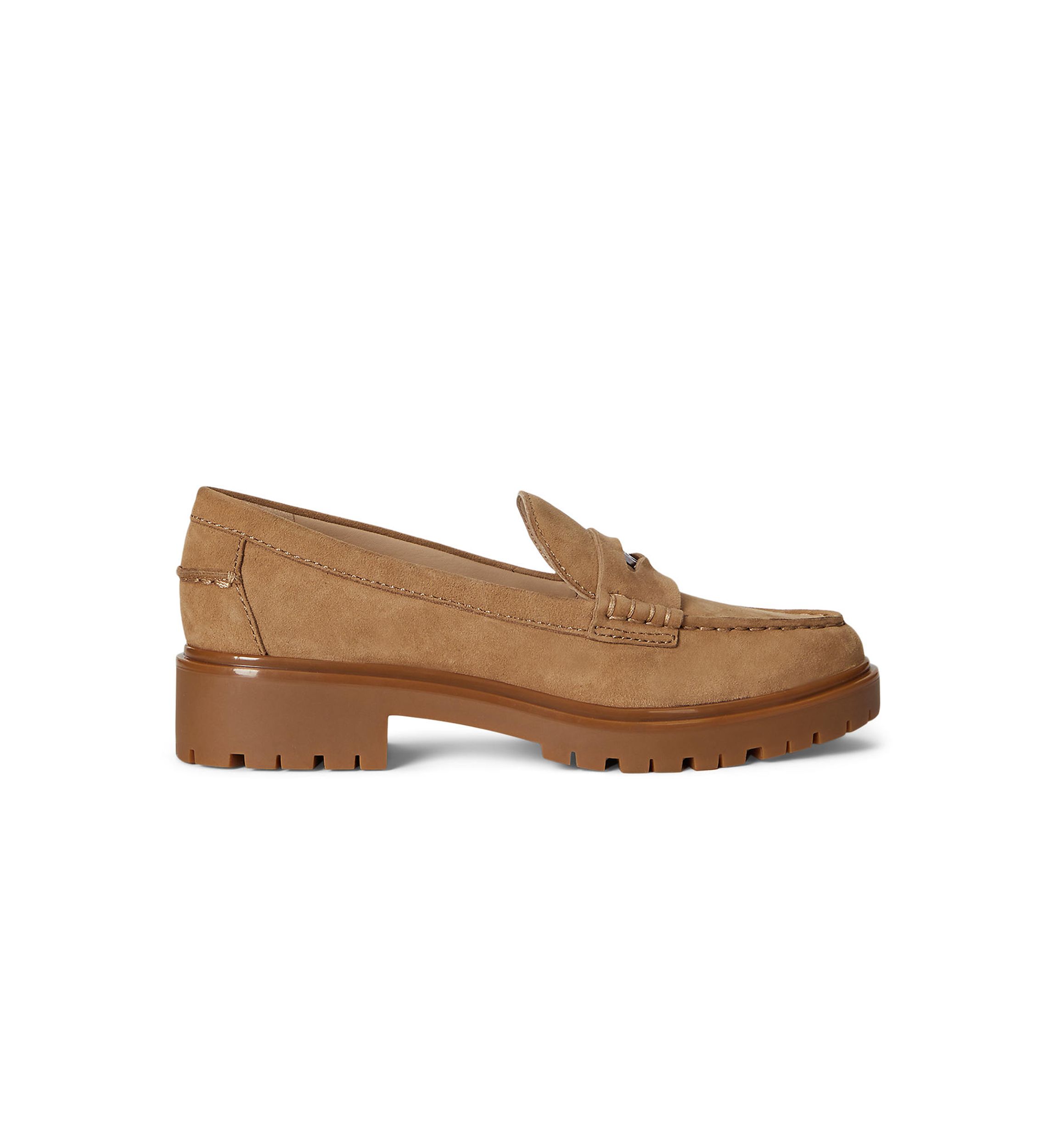 Marli Suede Penny Loafers