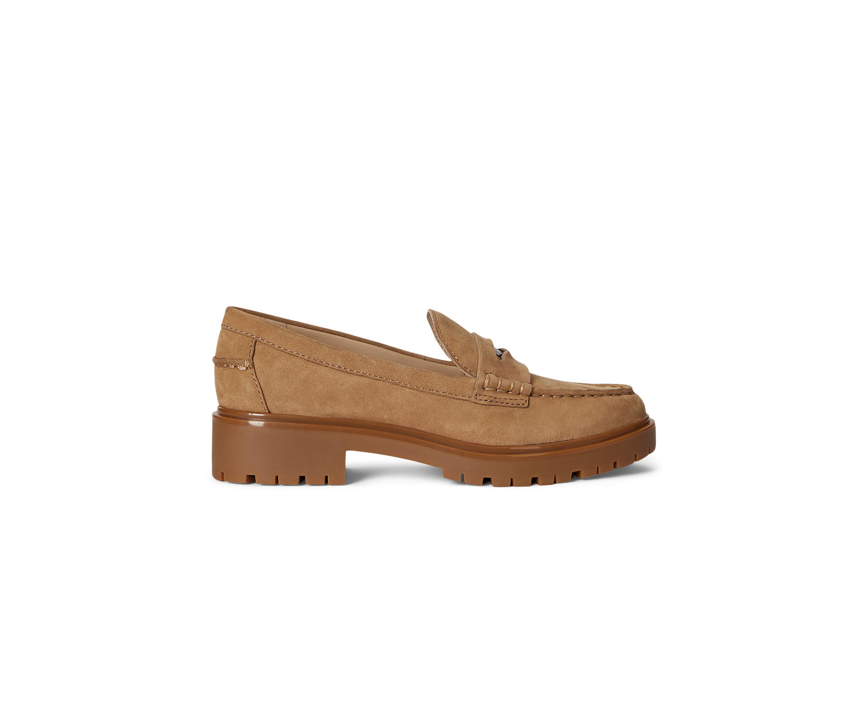 Marli Suede Penny Loafers