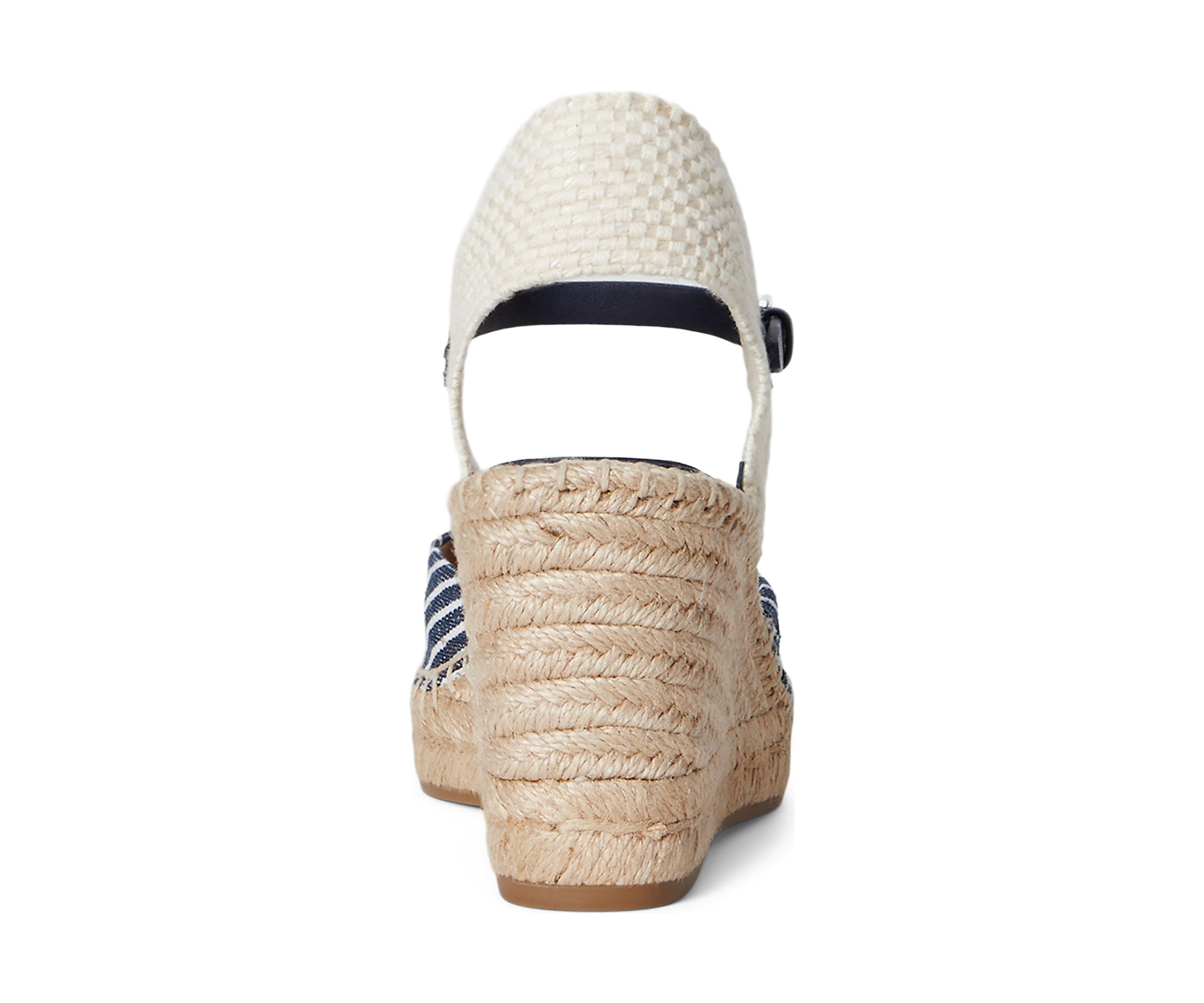 Robby Striped Canvas & Jute Espadrille