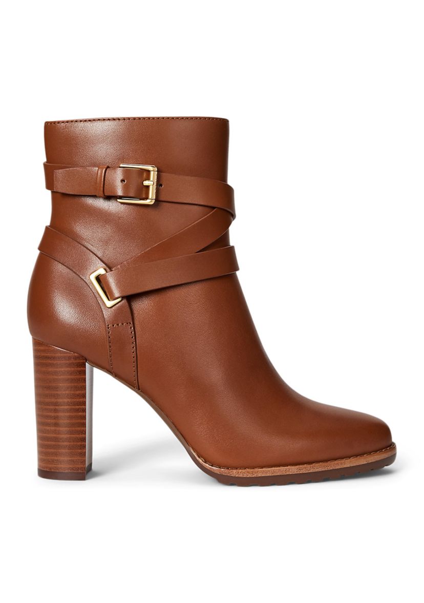 Collins Calfskin Bootie Heels