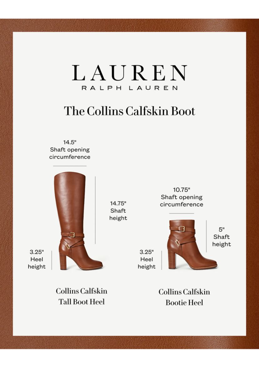 Collins Calfskin Bootie Heels