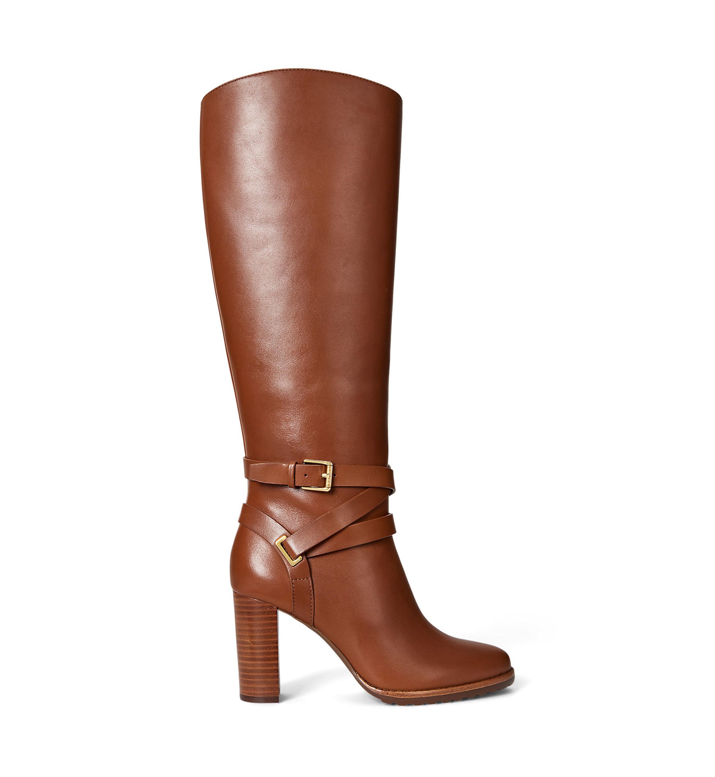 Collins Calfskin Tall Boot Heels