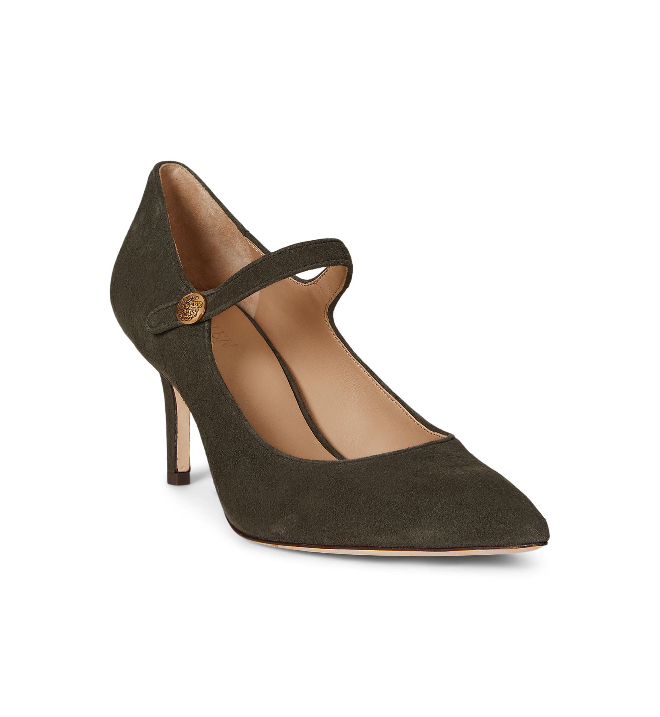 Lanette Suede Mary Jane Pumps