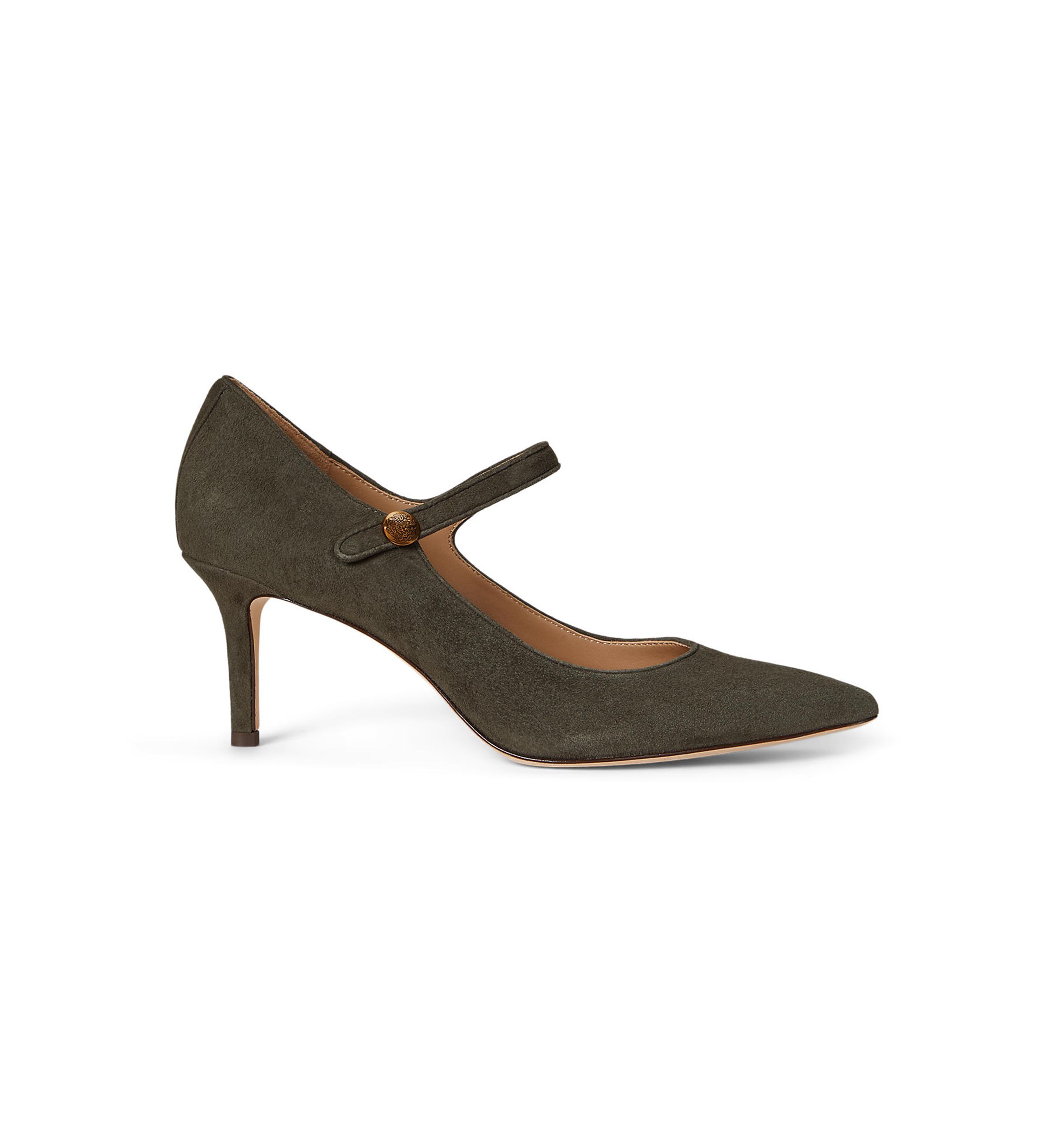 Lanette Suede Mary Jane Pumps