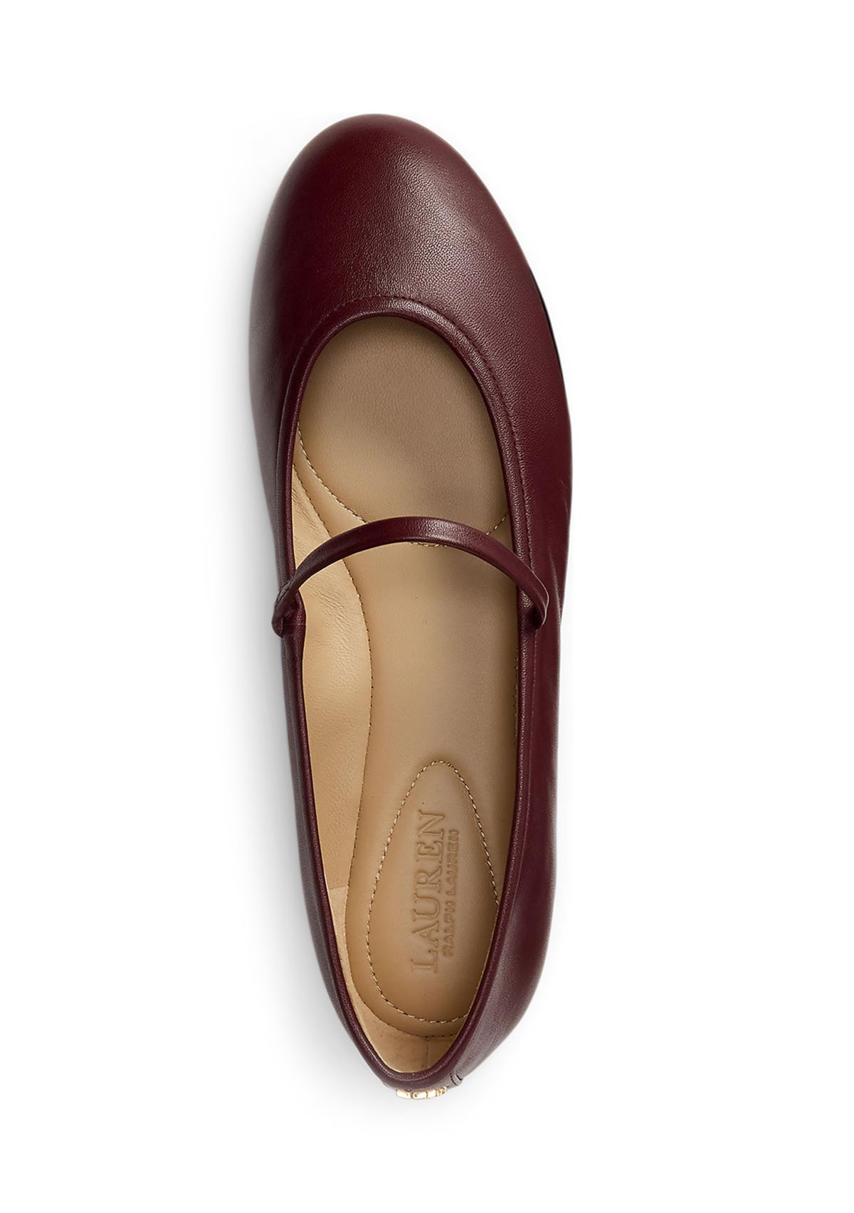 Jayna Nappa Leather Mary Jane Flats