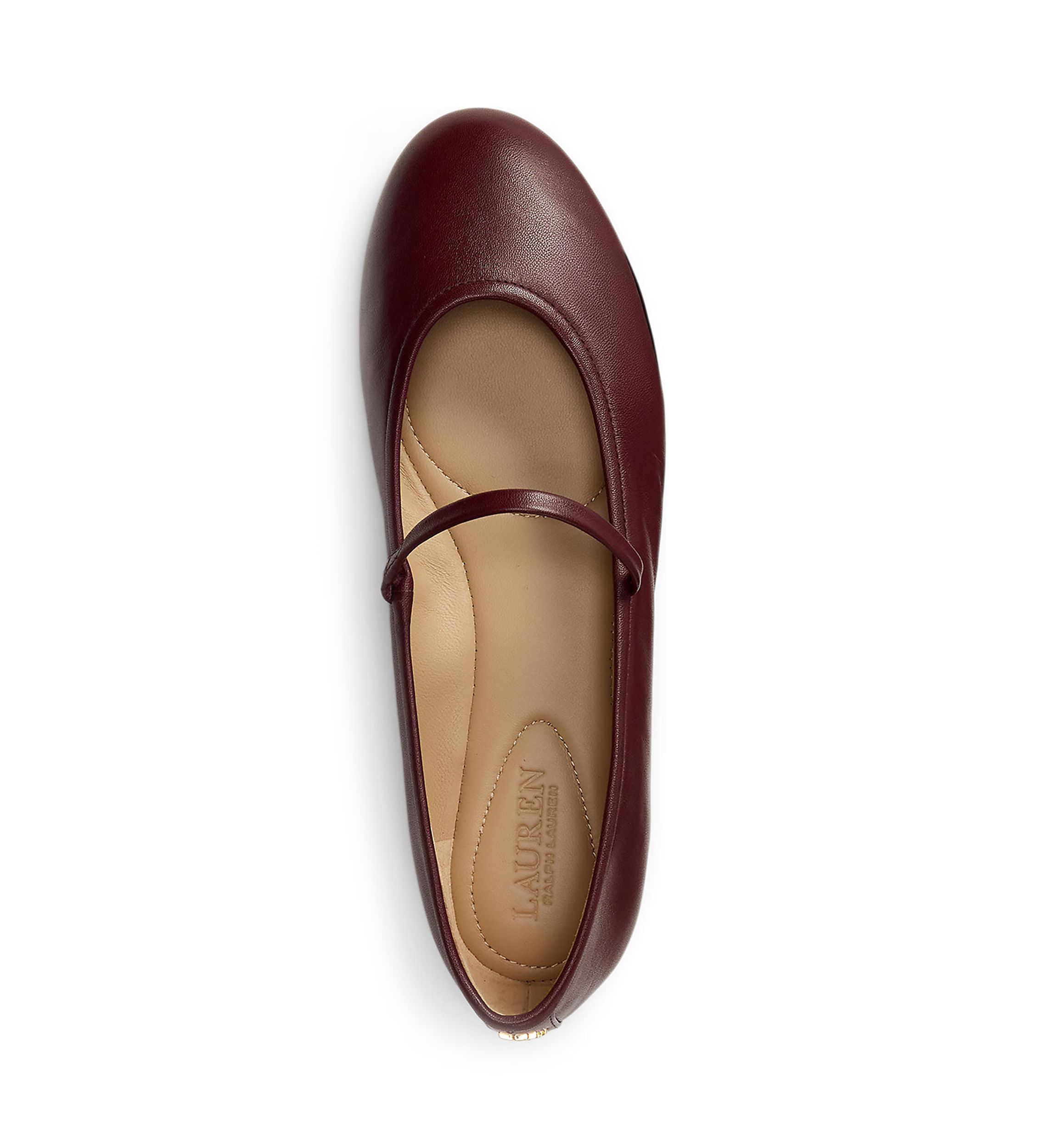 Jayna Nappa Leather Mary Jane Flats