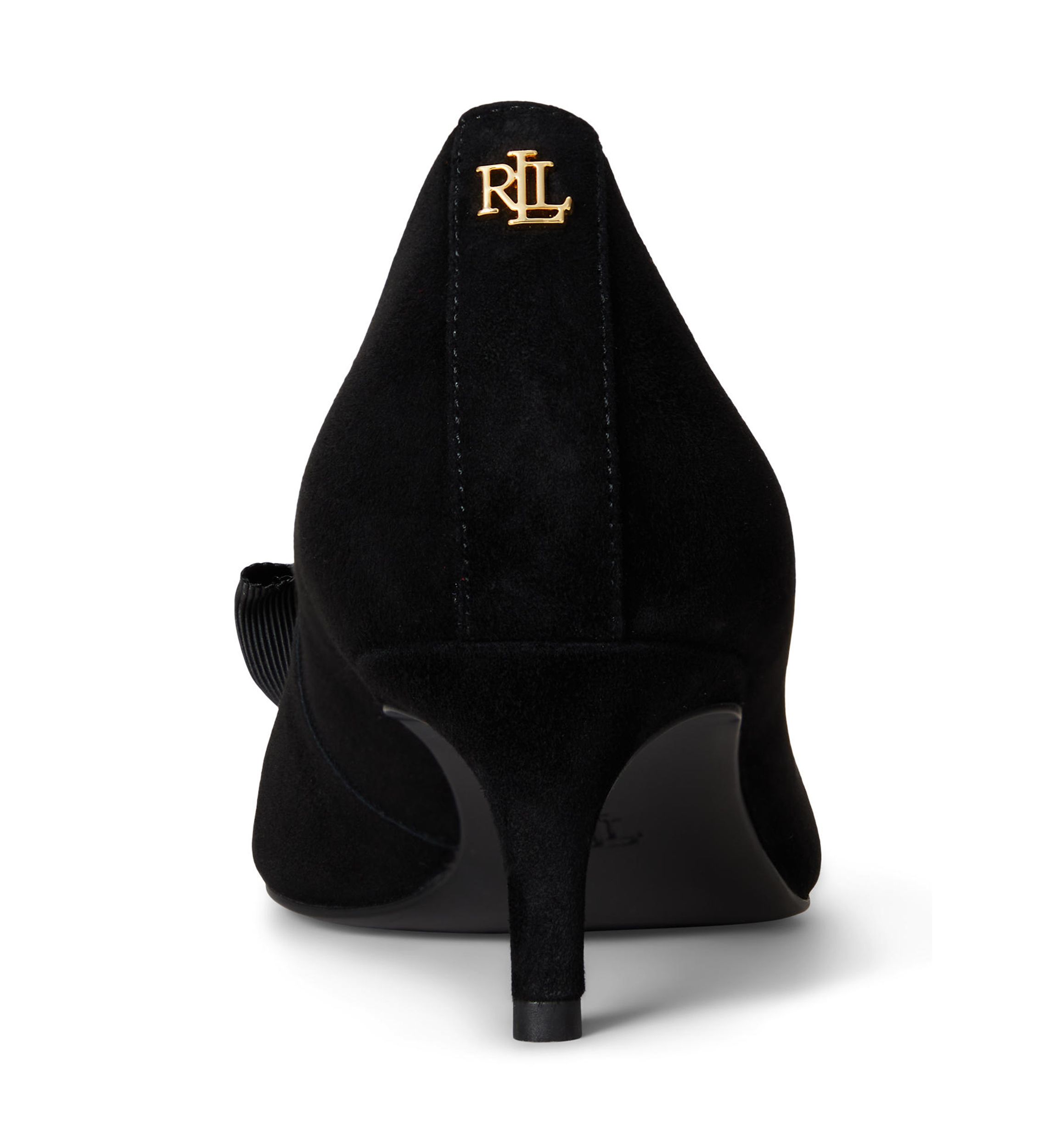 Adrienne Bow-Trim Suede Pumps