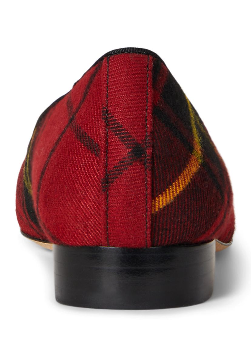 Emellie Logo Plaid Ballet Flats