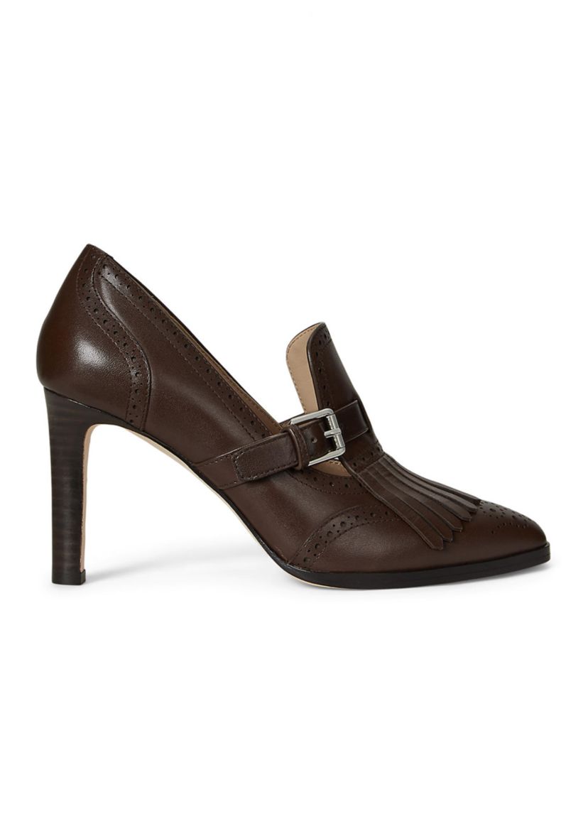 Colleen Perforated Calfskin Kiltie Pumps