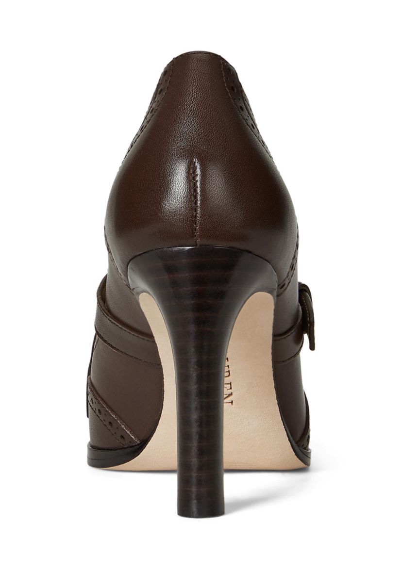 Colleen Perforated Calfskin Kiltie Pumps