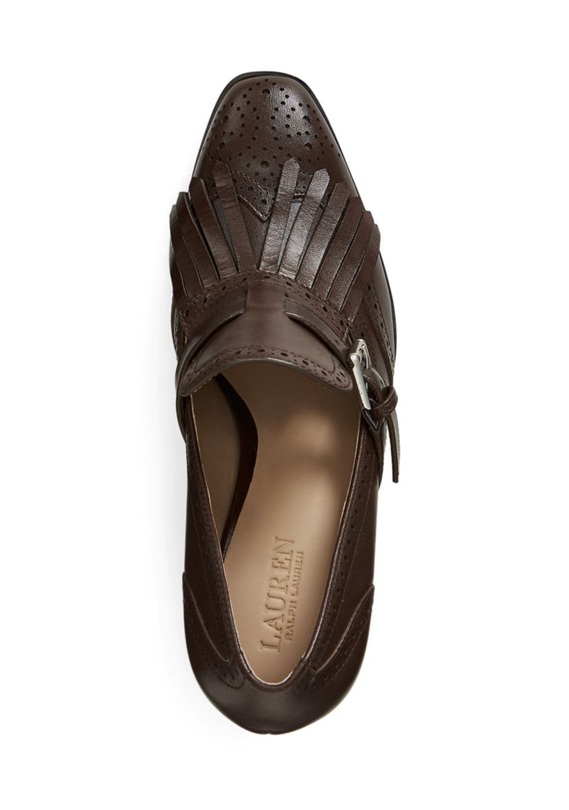 Colleen Perforated Calfskin Kiltie Pumps
