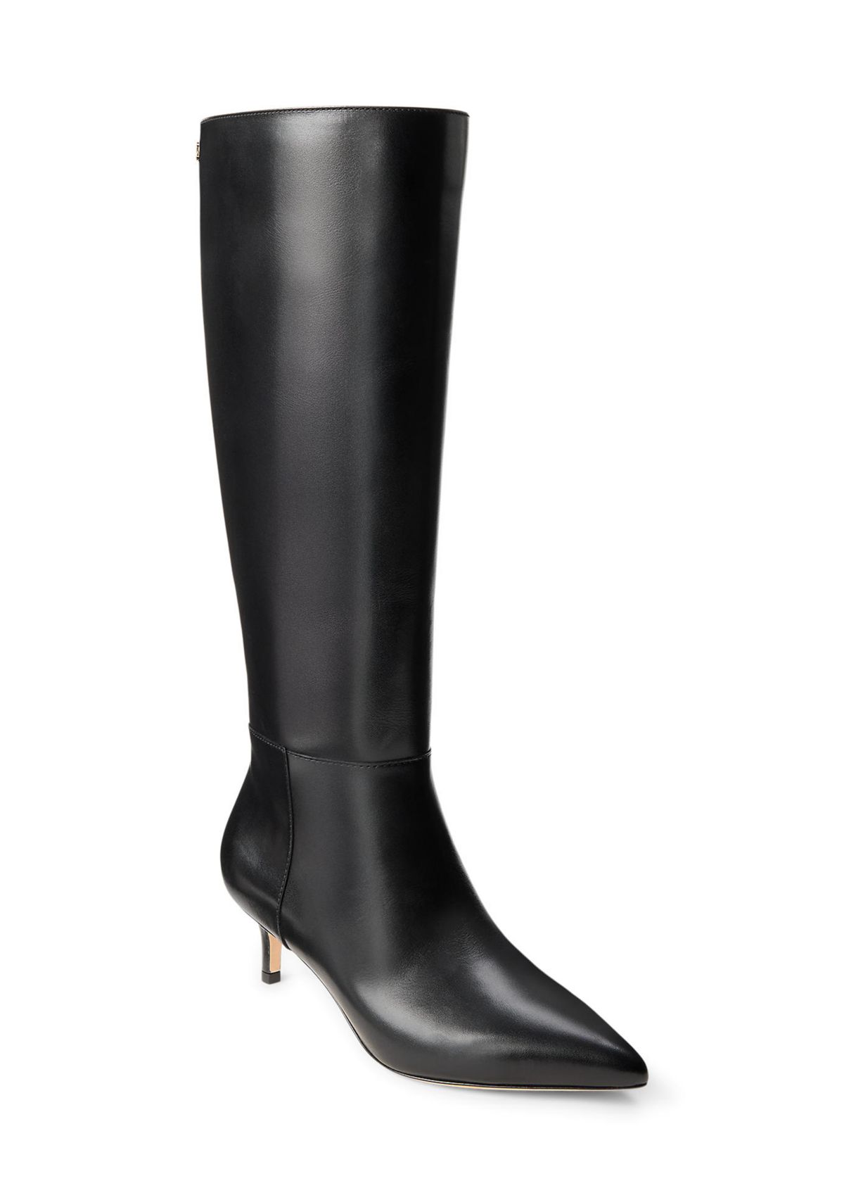 McKay Burnished Leather Tall Boot Heels