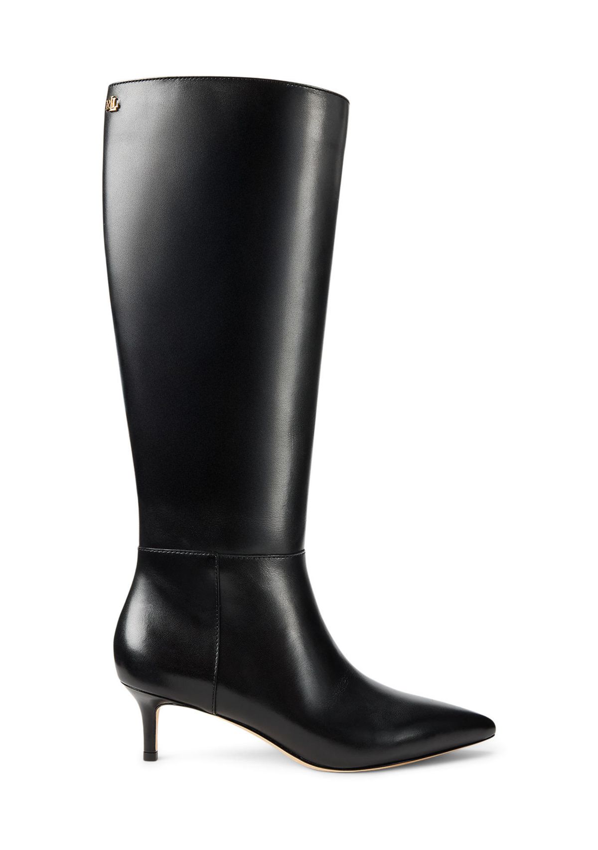 McKay Burnished Leather Tall Boot Heels