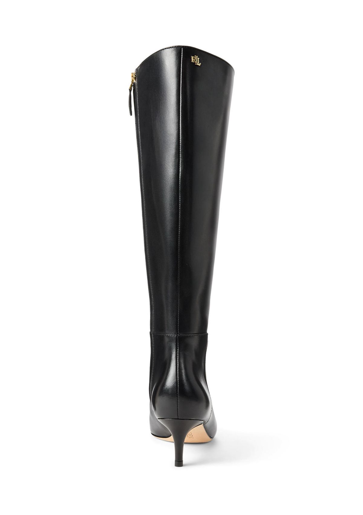 McKay Burnished Leather Tall Boot Heels