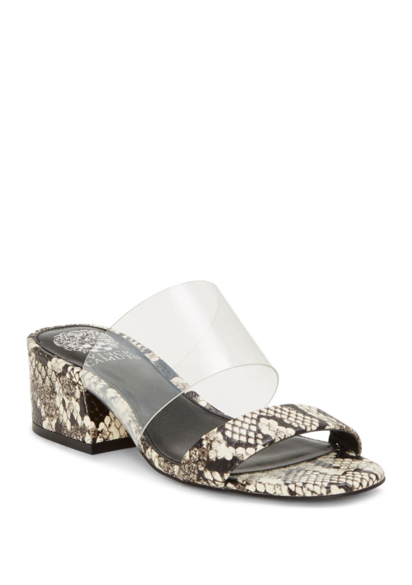 Caveera Lucite Heeled Sandals