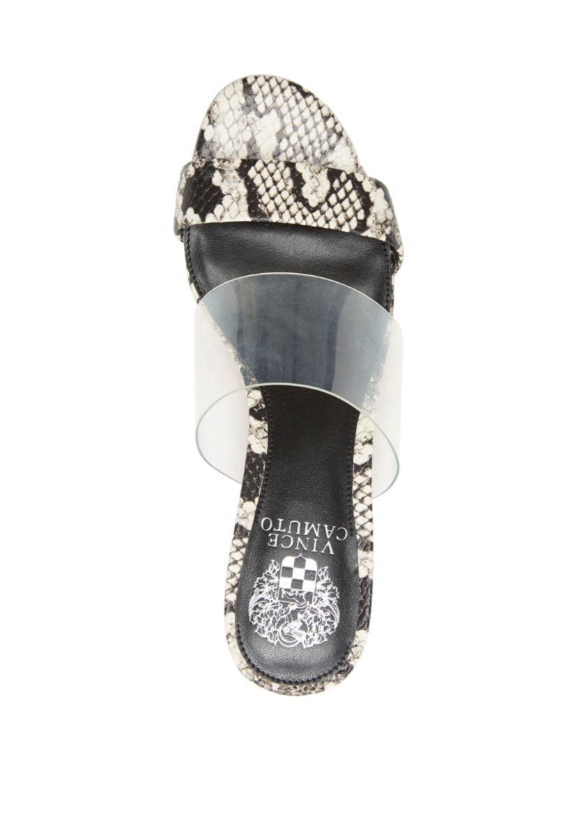 Caveera Lucite Heeled Sandals