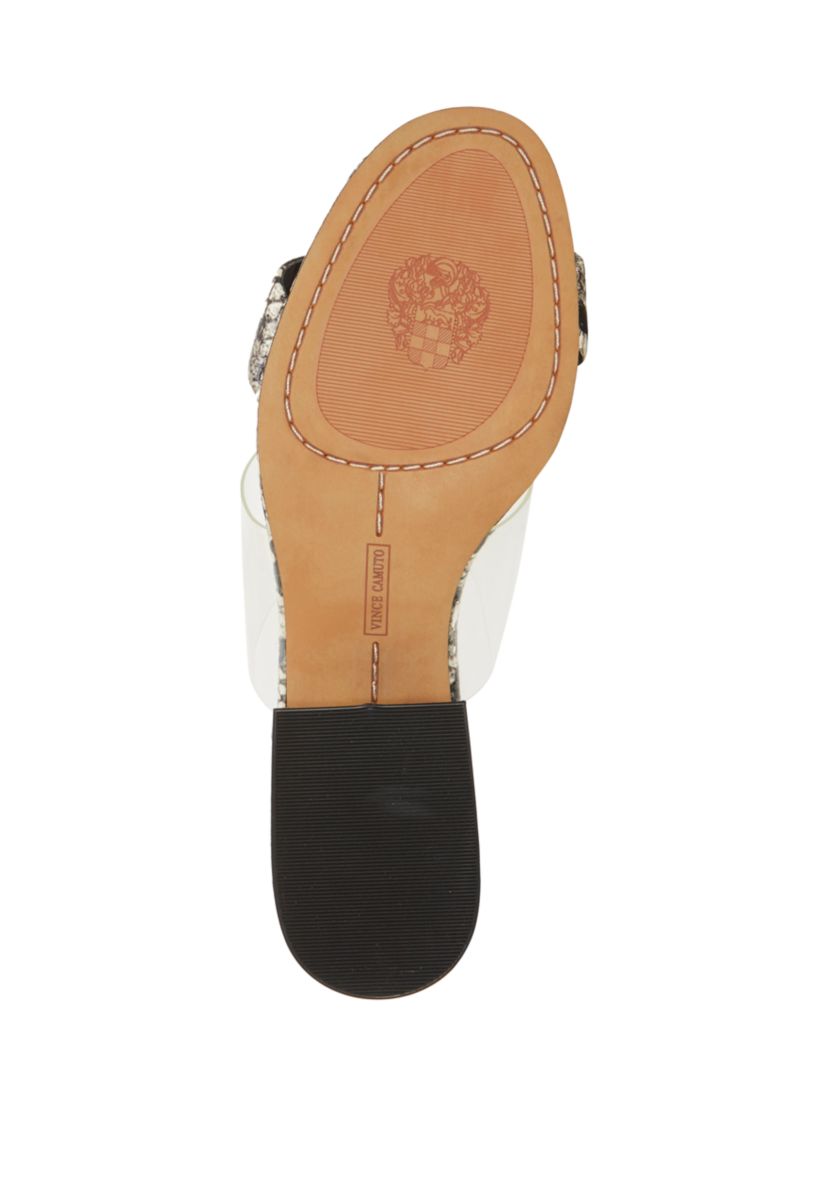 Caveera Lucite Heeled Sandals