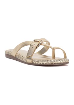 Vince Camuto Women's Kellon Toe Ring Sandals, Gold, 9M