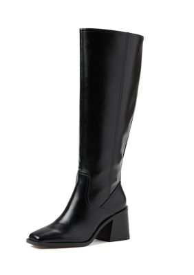 Vince Camuto Women s Sanea Tall Boot Black Knee Boots 7