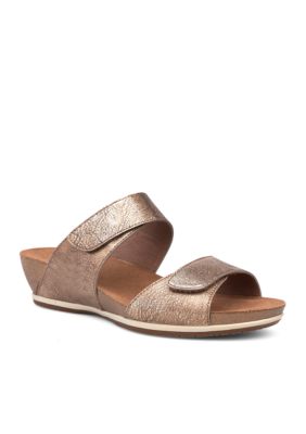 Dansko Vienna Gold Nappa Sandal belk