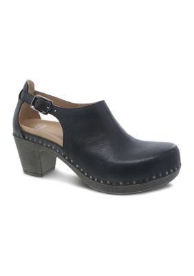 Dansko Women's Sassy Heeled Buckle Clogs