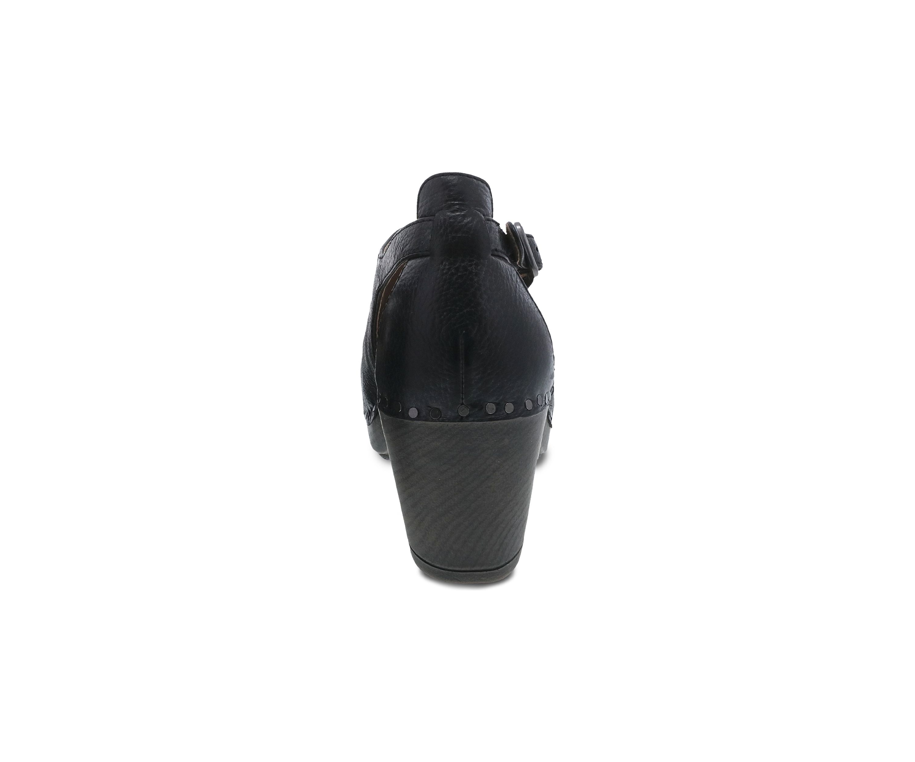 Sassy Heeled Buckle Clogs