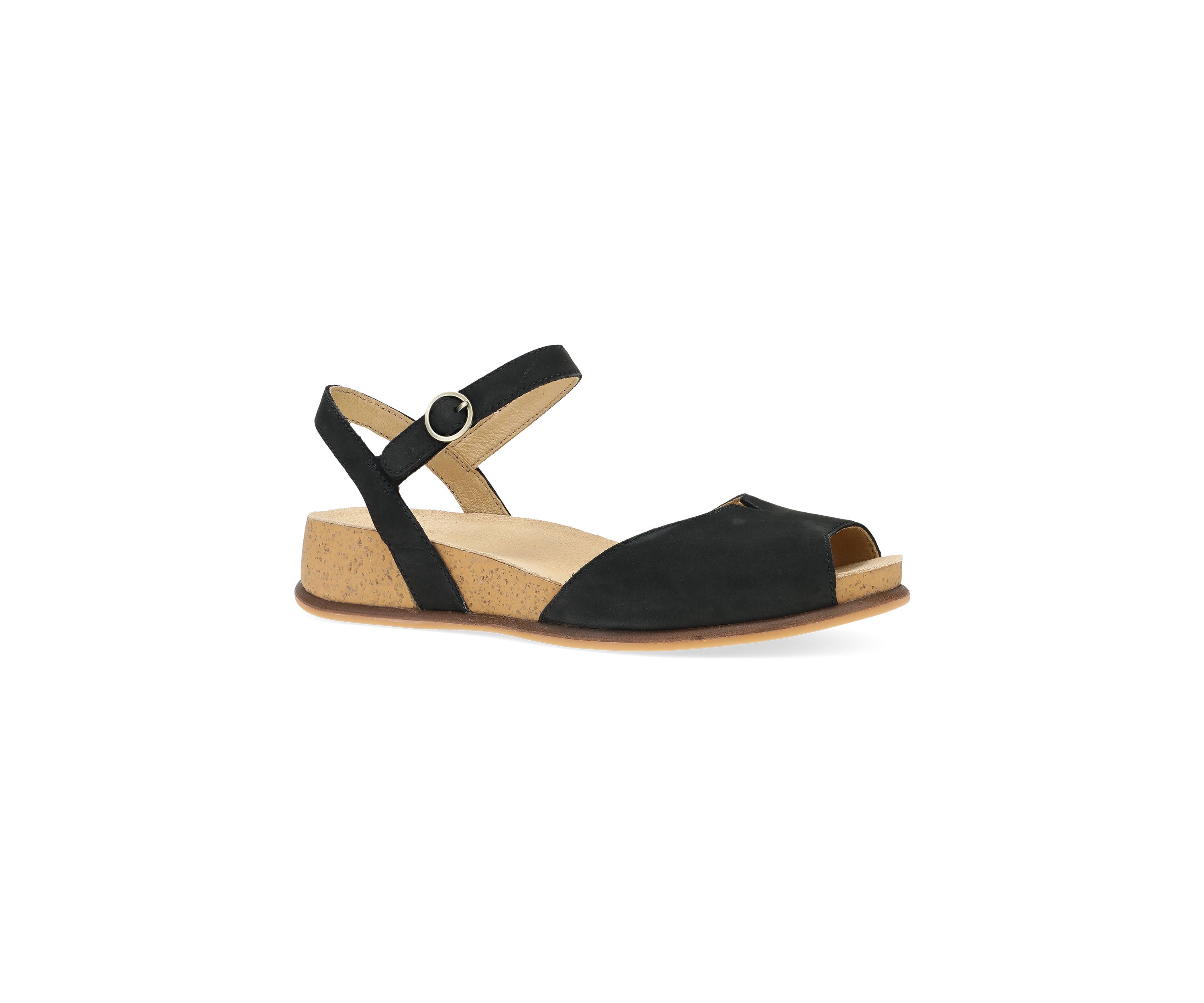 Cass Peep Toe Split Sandals