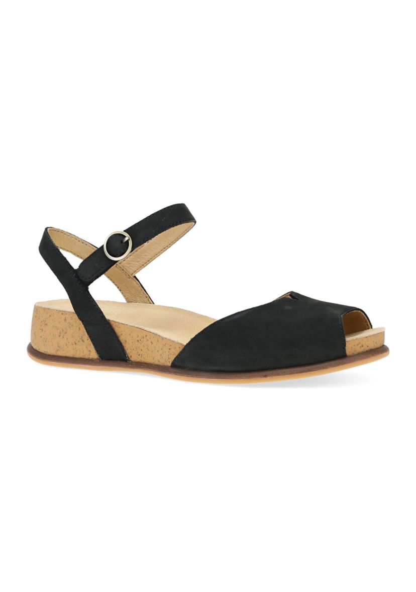 Cass Peep Toe Split Sandals