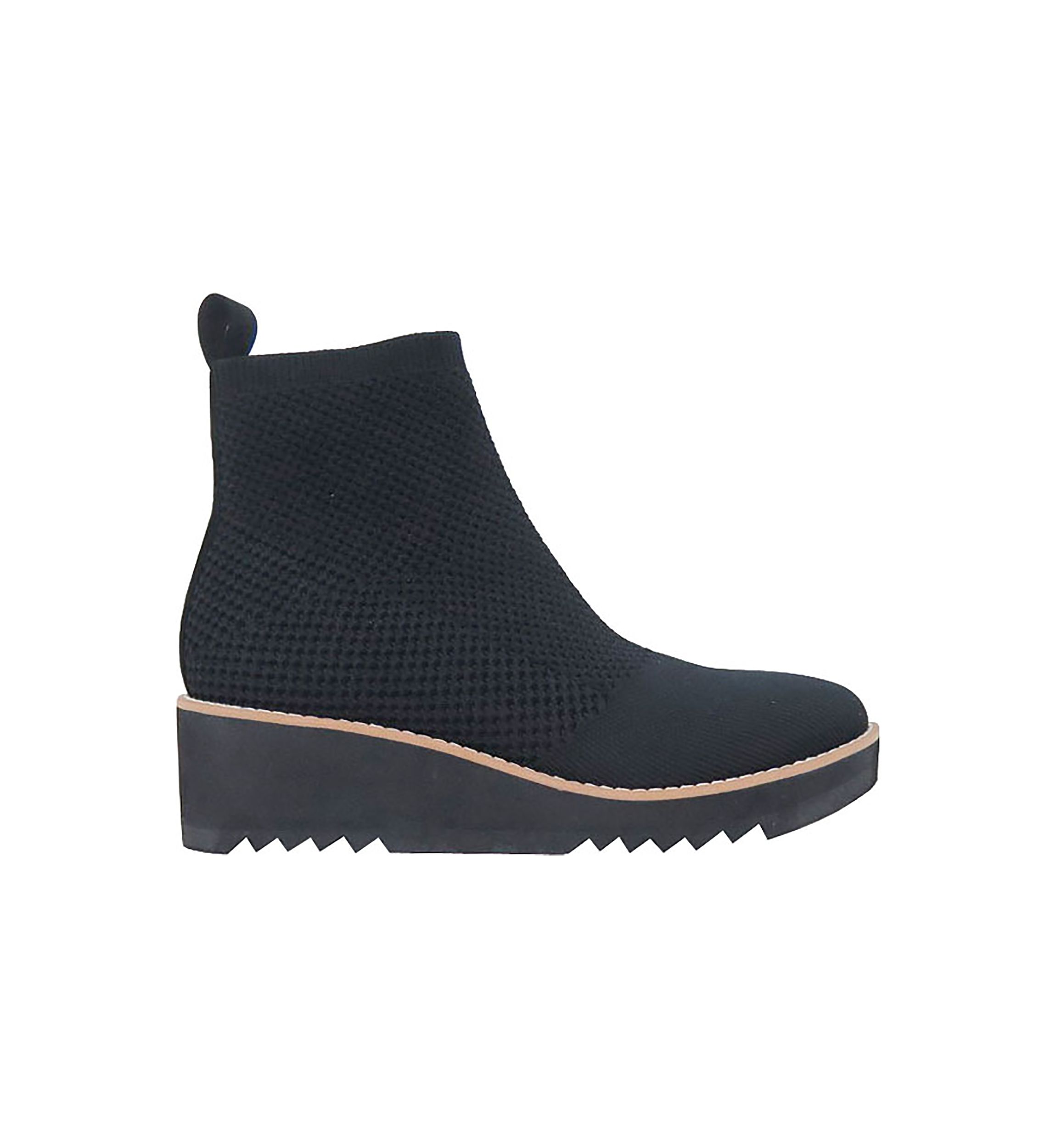 London Knit Wedge Booties