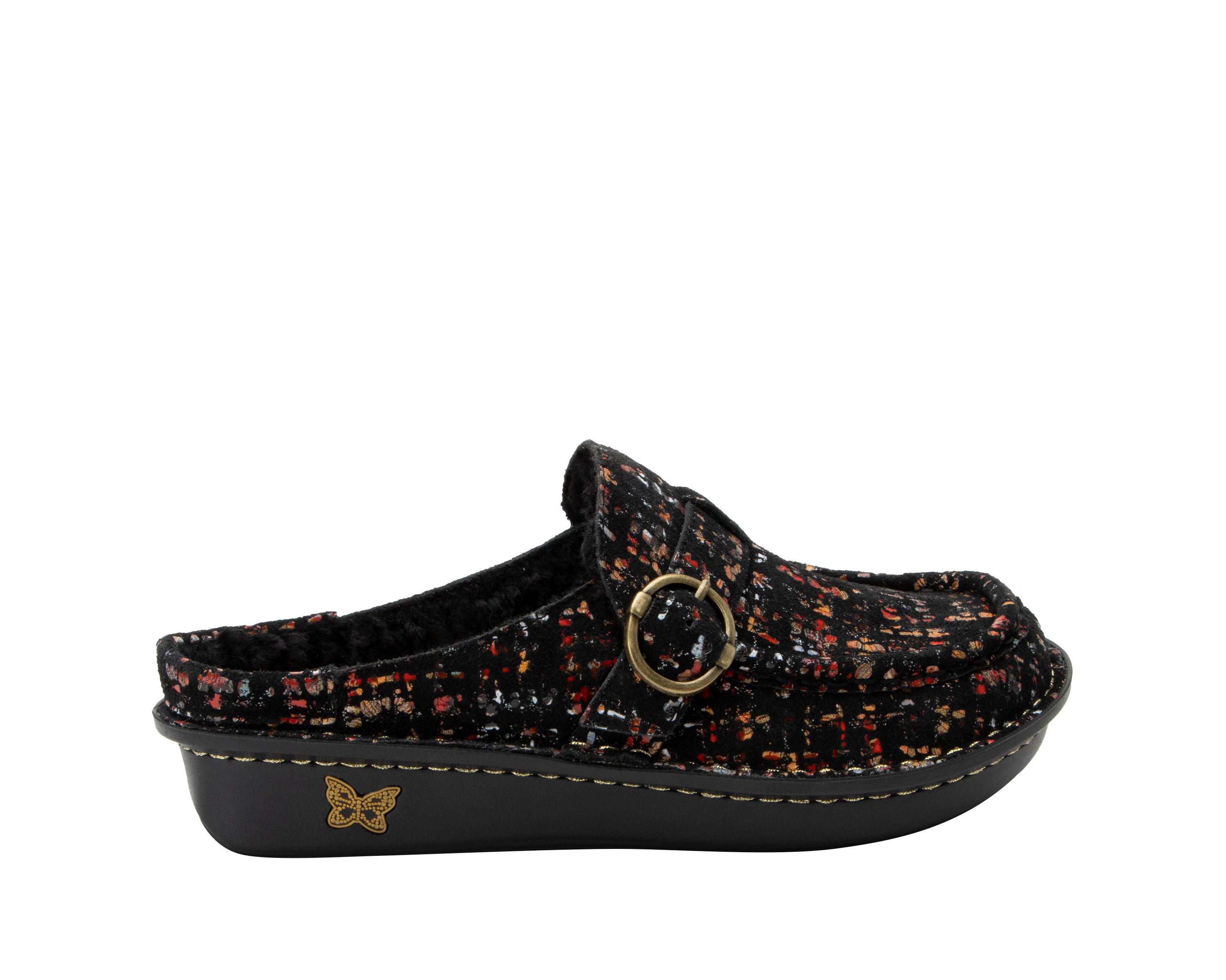 Brigid Autumn Tweed Clogs
