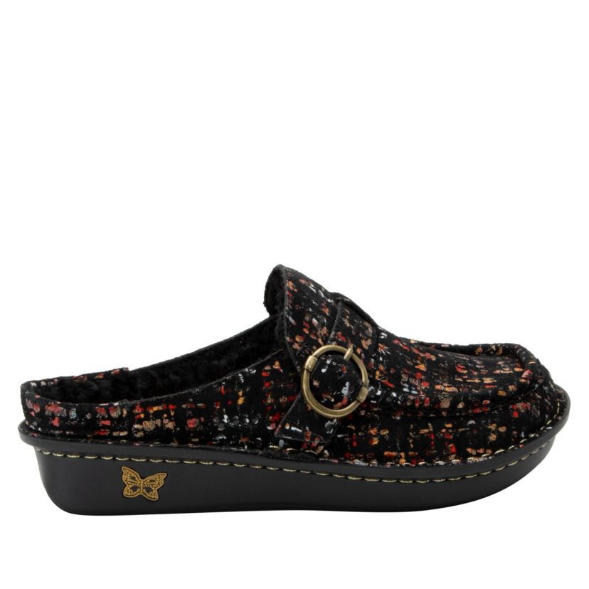 Brigid Autumn Tweed Clogs