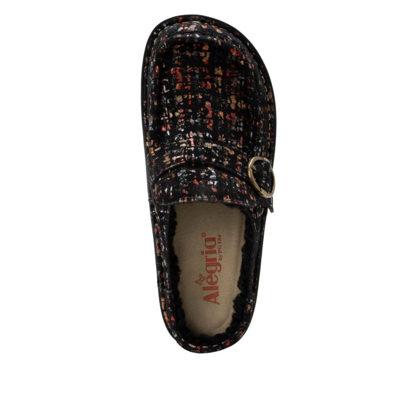 Brigid Autumn Tweed Clogs