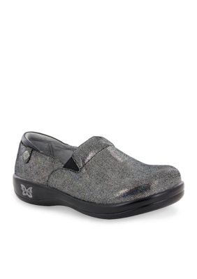 Keli Pewter Lace Clogs