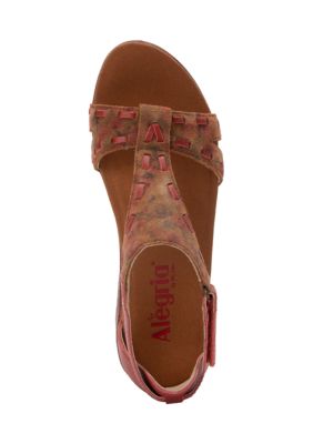 本物新品保証 Cocnac Sandal Wedge Platform Tova Alegria シューズ サンダル レディース アレグリア Leather Roses サンダル Confitemarket Com