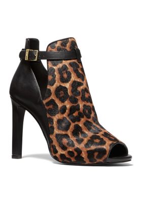 MICHAEL Michael Kors Lawson Open Toe Heeled Booties | belk