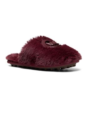 MICHAEL Michael Kors Women's Ada Charm Slippers, 6M