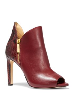 MICHAEL Michael Kors Alane Open Toe Booties | belk