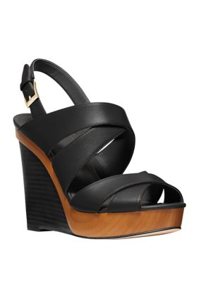 Michael kors hot sale dana wedge sandal