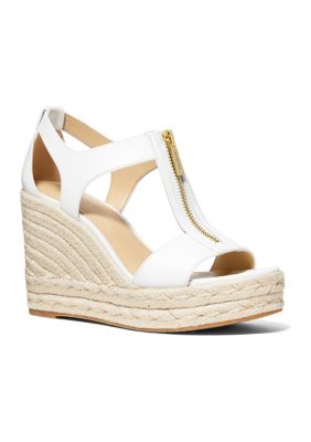 MICHAEL Michael Kors Women's Berkley Mid Wedge Heeled Sandals, 10M