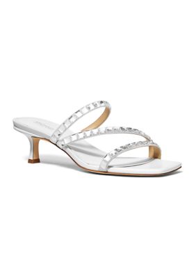MICHAEL Michael Kors Women's Celia Kitten Heel Sandals, 6M