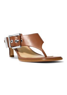 MICHAEL Michael Kors Women's Rowen Heel Thong Sandals, 6.5M