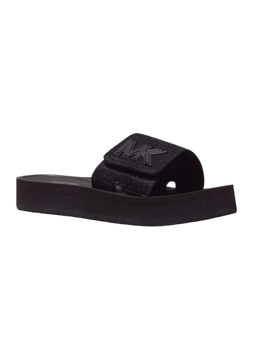 MK Platform Slide Sandals