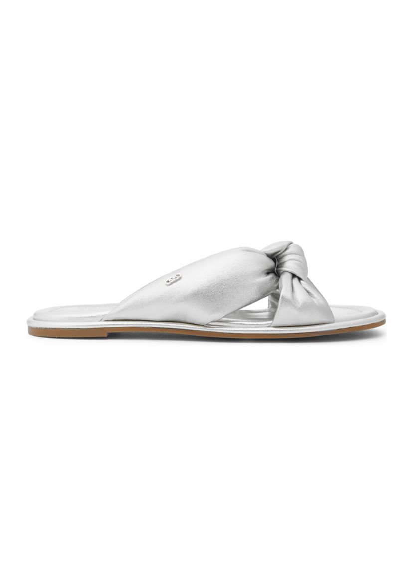 Womens Elena Flat Slide Sandals