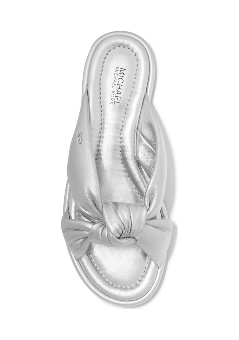 Womens Elena Flat Slide Sandals